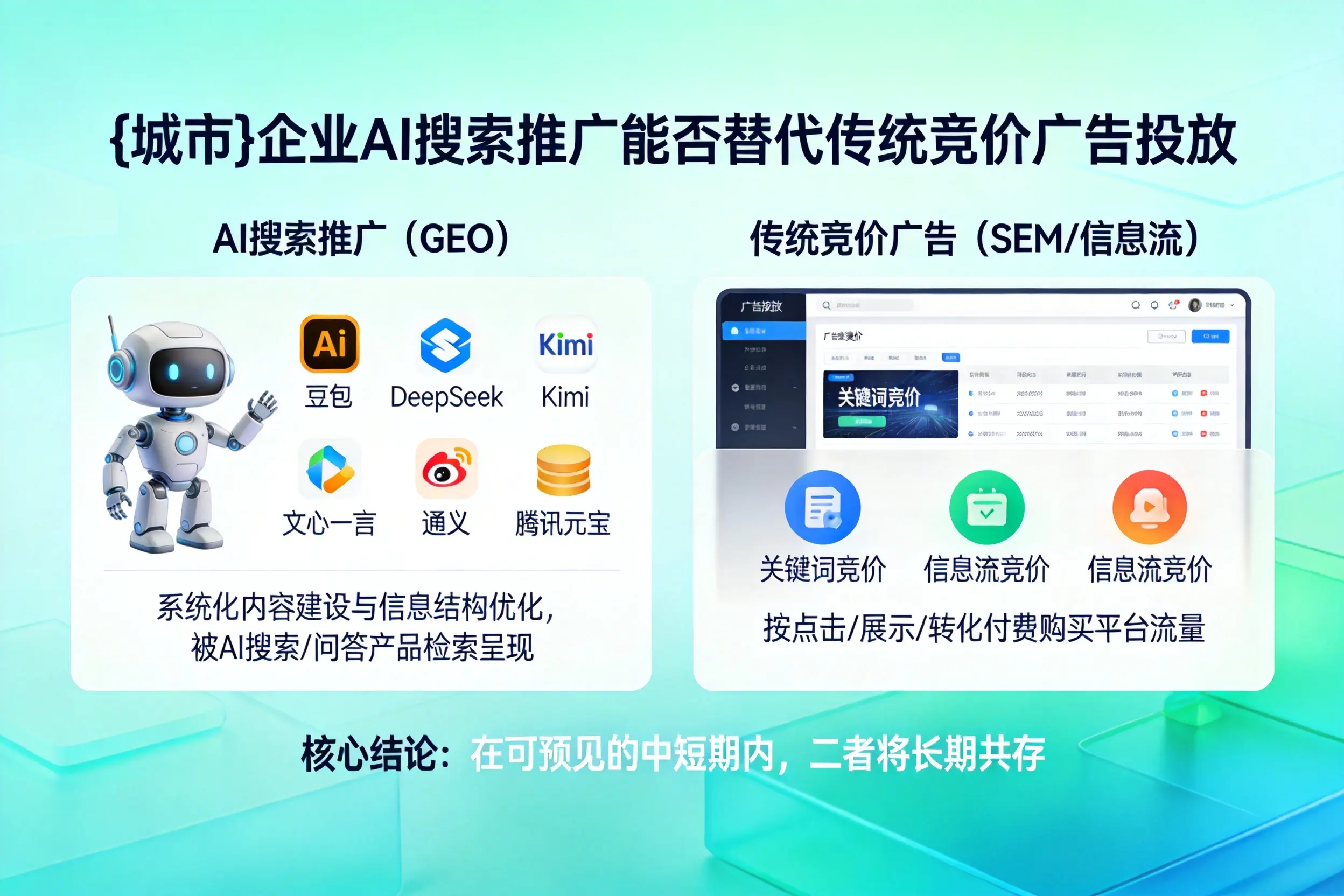 丽江企业AI搜索推广能否替代传统竞价广告投放