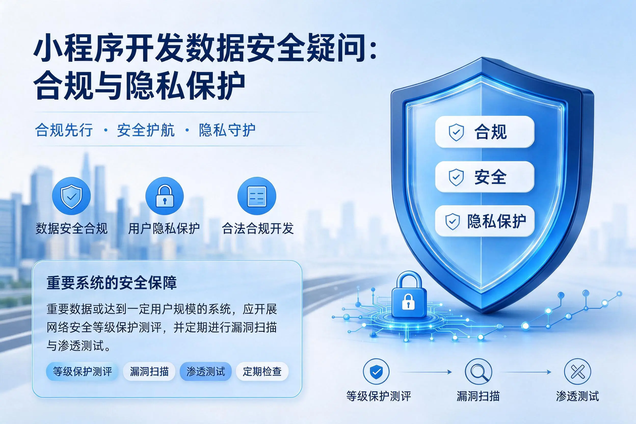 丽江小程序开发数据安全疑问：合规与隐私保护