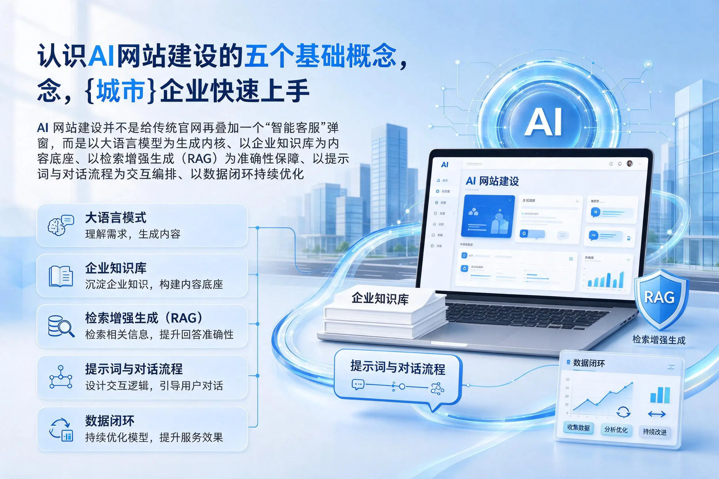 认识AI网站建设的五个基础概念,丽江企业快速上手