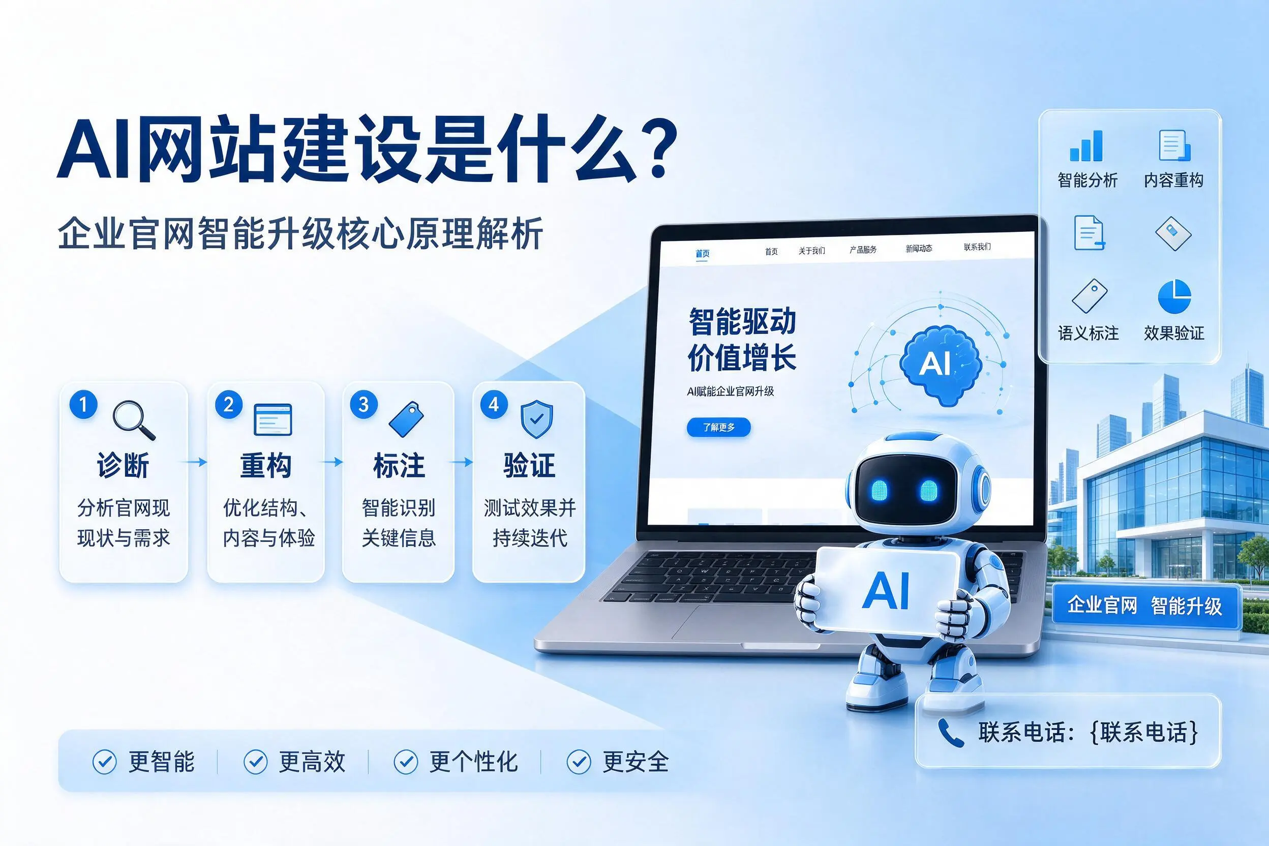 AI网站建设是什么？丽江企业官网智能升级核心原理解析